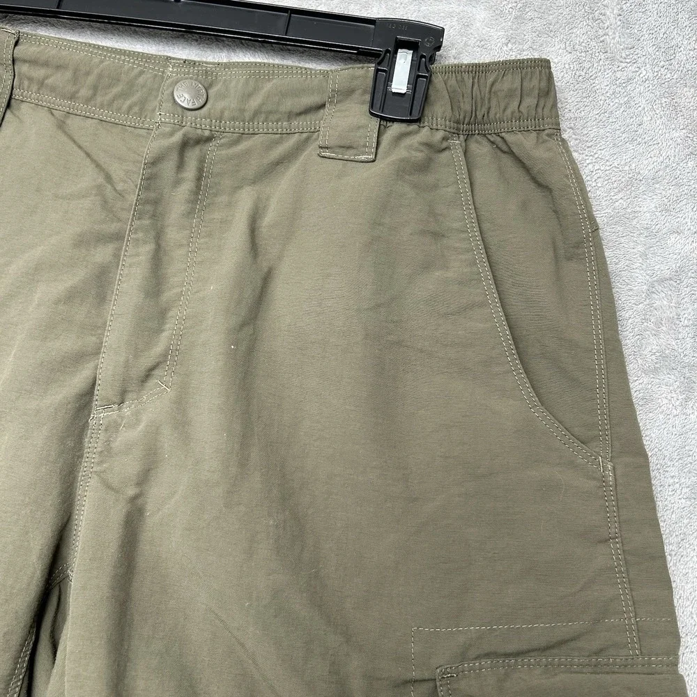 The North Face Mens Paramount Peak Nylon Cargo Shorts Mens Medium M Green Hiking